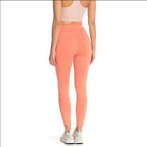 OUTDOOR VOICES TECHSWEAT FLEX LEGGINGS BEAUTIFUL CORAL ORANGE COLOR SIZE MEDIUM - Picture 3 of 9